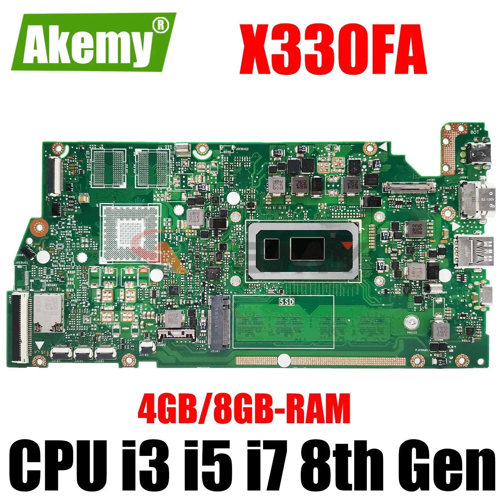 X330FA Ʈ , ASUS X330FL X330FN X330F S330F I330F K330F V330F, I3 I5 I7 8  CPU, 4GB 8GB RAM UMA
